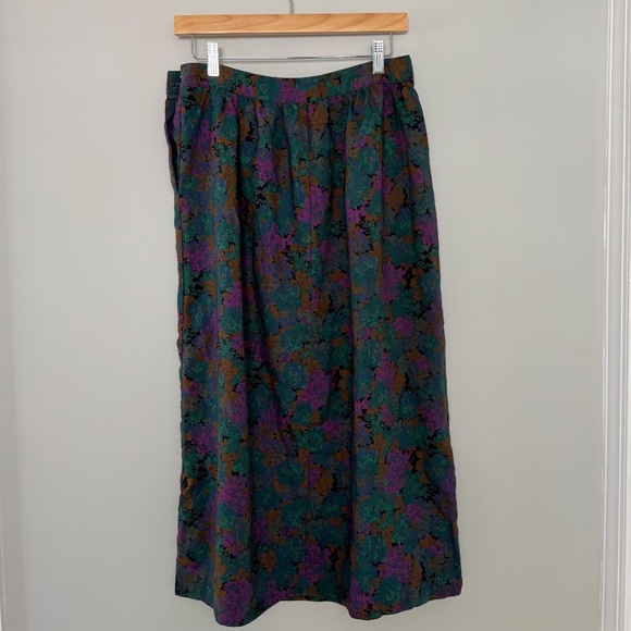 Point of View Vintage Floral A-line Skirt‎ (16) - Picture 6 of 10